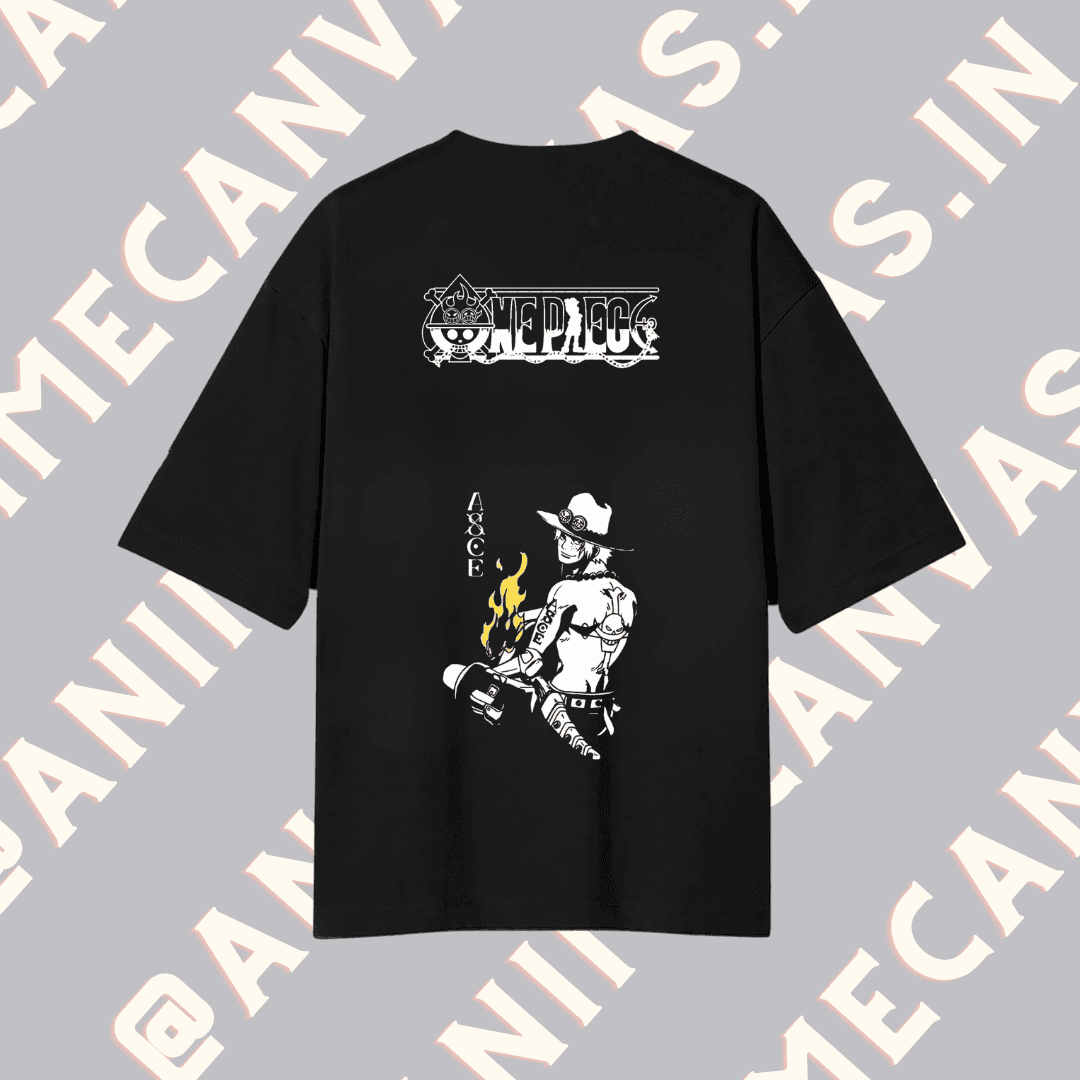 Ace black T-Shirt - Regular Fit